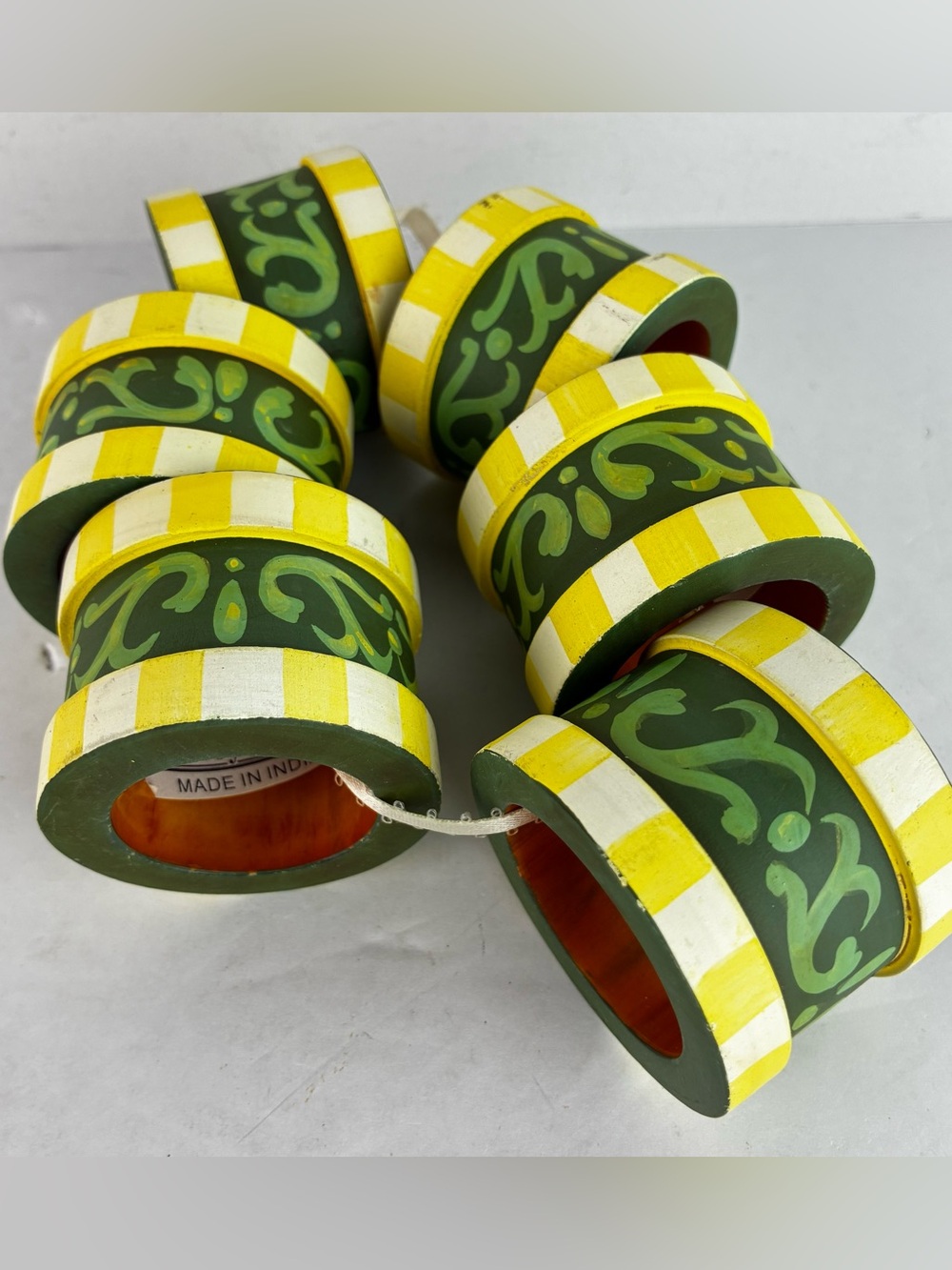 Villeroy & Boch Wooden French Garden Napkin Rings - Set of 6